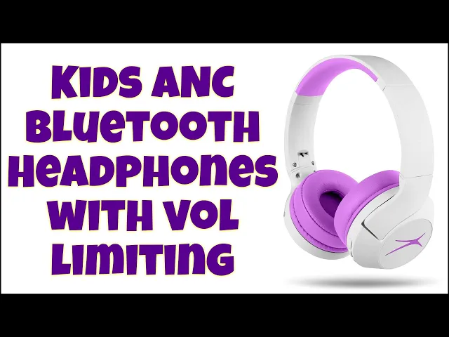 Video thumbnail for Altec Lansing ANC Bluetooth Kids Headphones -- REVIEW