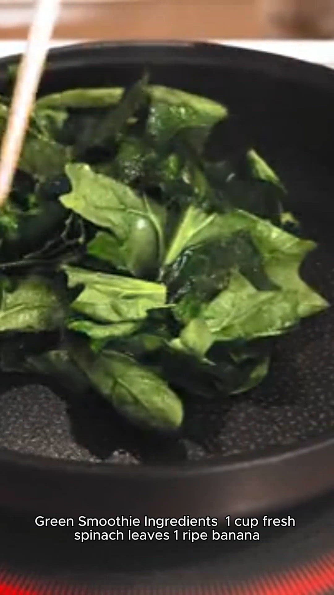 Video thumbnail for green smoothie recipe