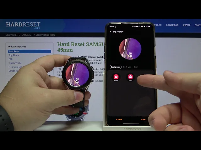 Video thumbnail for How to Customize Watch Face on SAMSUNG Galaxy Watch 3 – Update Display
