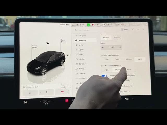 Video thumbnail for TESLA Model Y – Lane Departure Avoidance Explained
