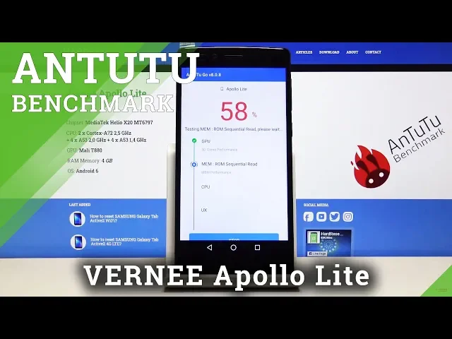 Video thumbnail for VERNEE Apollo Lite tested with Antutu Benchmark – How many points does it score?
