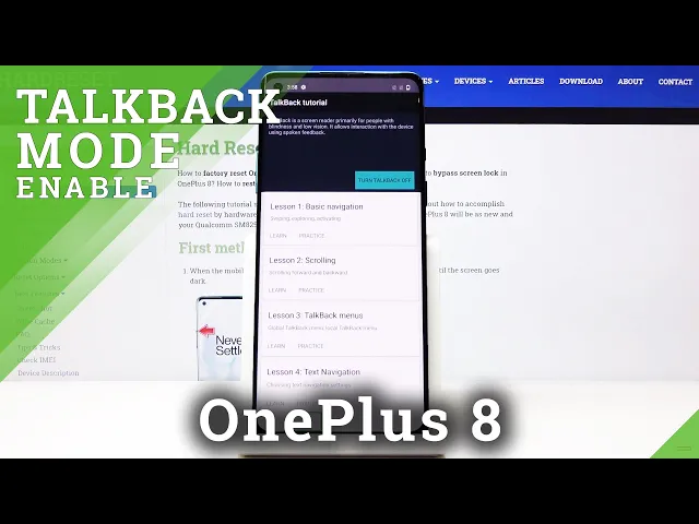 Video thumbnail for How to Activate TalkBack in OnePlus 8 – Enable & Disable TalkBack Feature