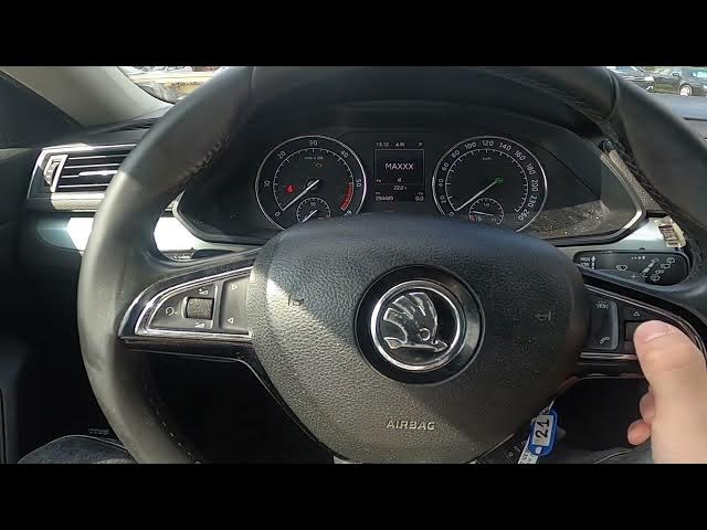 Video thumbnail for How to Enter Media Display on Speedometer in Skoda Superb III ( 2015 – Now )