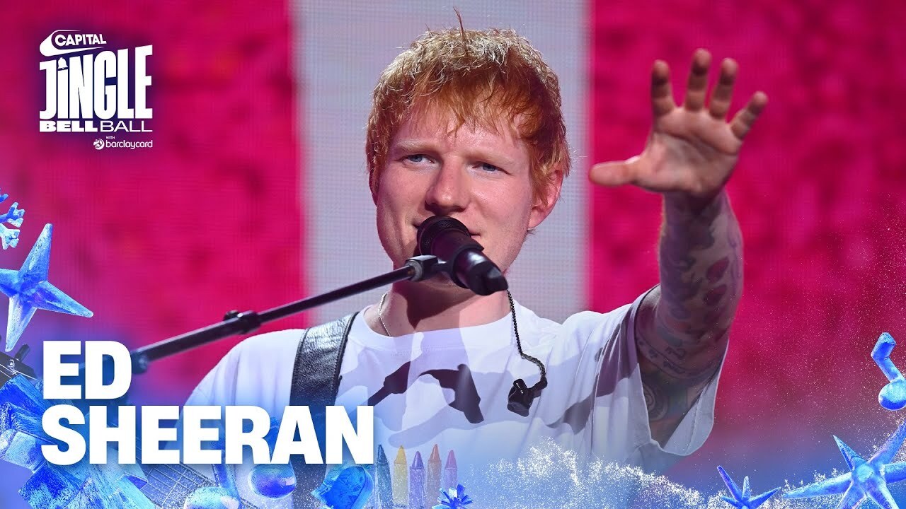 Video thumbnail for Ed Sheeran - Camera (Live at Capital's Jingle Bell Ball 2025)