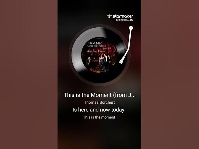 Video thumbnail for jekywll and hyde. this is the moment sung by Carl Reneman