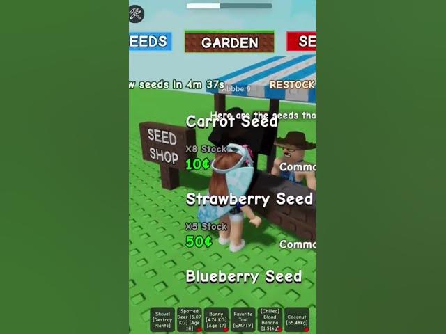 Video thumbnail for New Grow a Garden Summer update on ROBLOX! Who already has the new seeds? #growagardenupdate #roblox