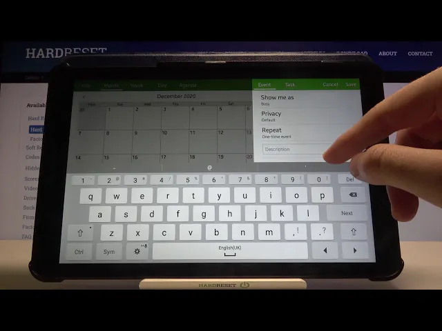 Video thumbnail for How to Add Event to Calendar on Samsung Galaxy Tab E - Create Reminder