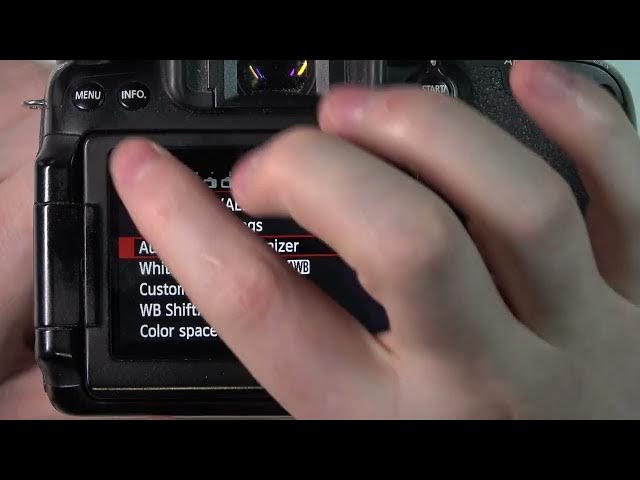 Video thumbnail for How To Change Auto Light Optimizer Settings On Canon 70D Camera