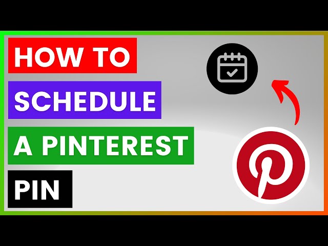 Video thumbnail for How To Schedule A Pinterest Pin? [in 2025]