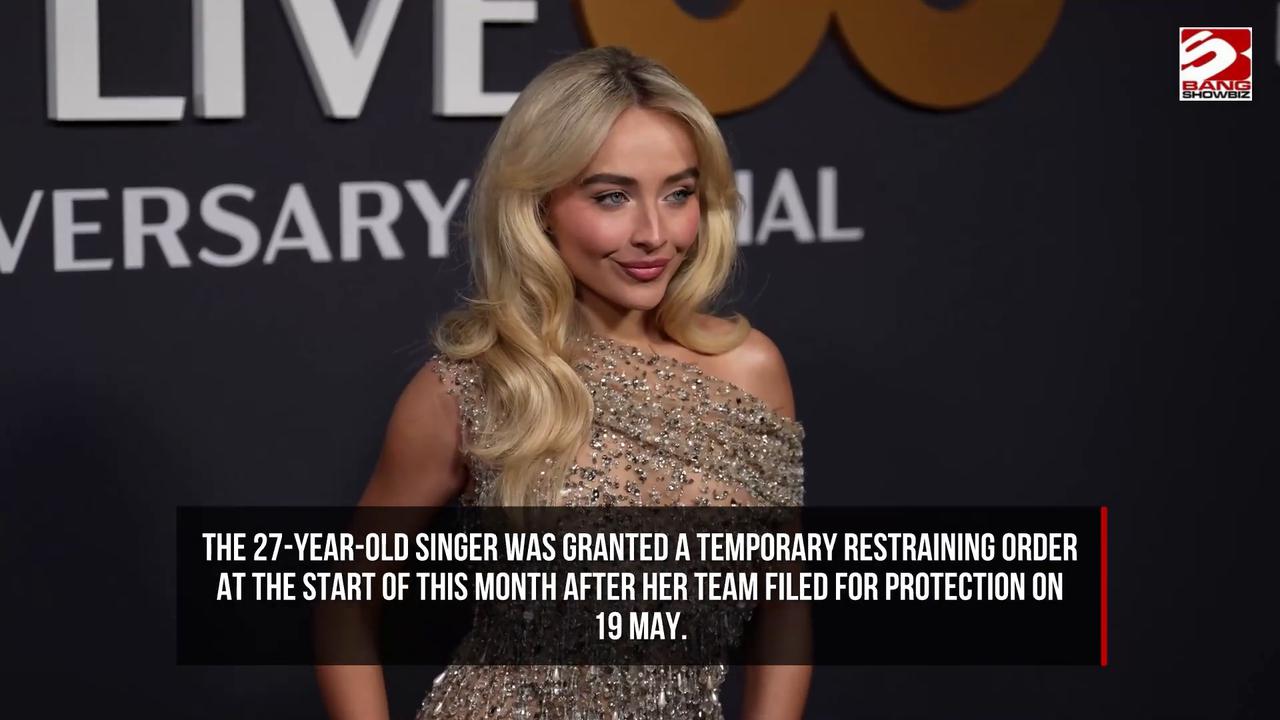Video thumbnail for Sabrina Carpenter granted restraining order