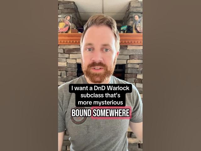 Video thumbnail for I want a DnD warlock subclass that’s more mysterious and represents that mechanically