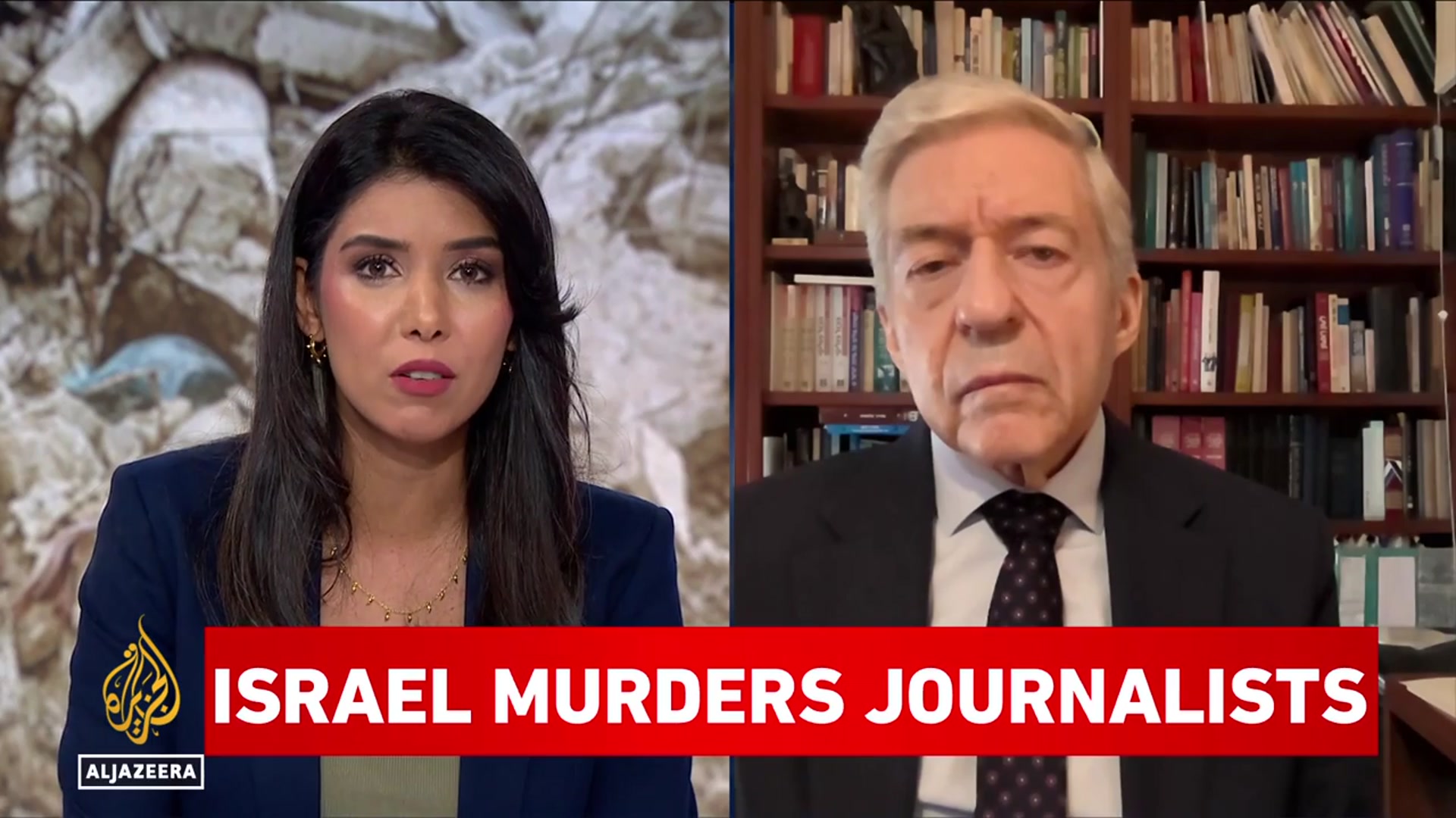 'Video thumbnail for Gaza Conflict: Journalists Targeted, Starvation Denied'