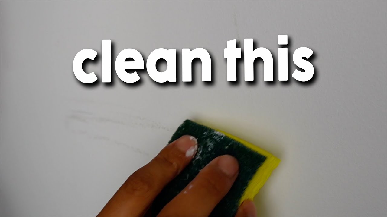 Video thumbnail for How To Clean Stains On White Wall