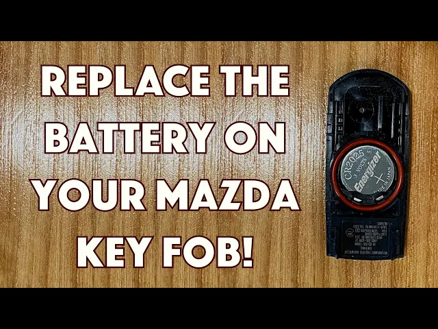 Video thumbnail for Mazda Key Fob - How to Replace the Battery