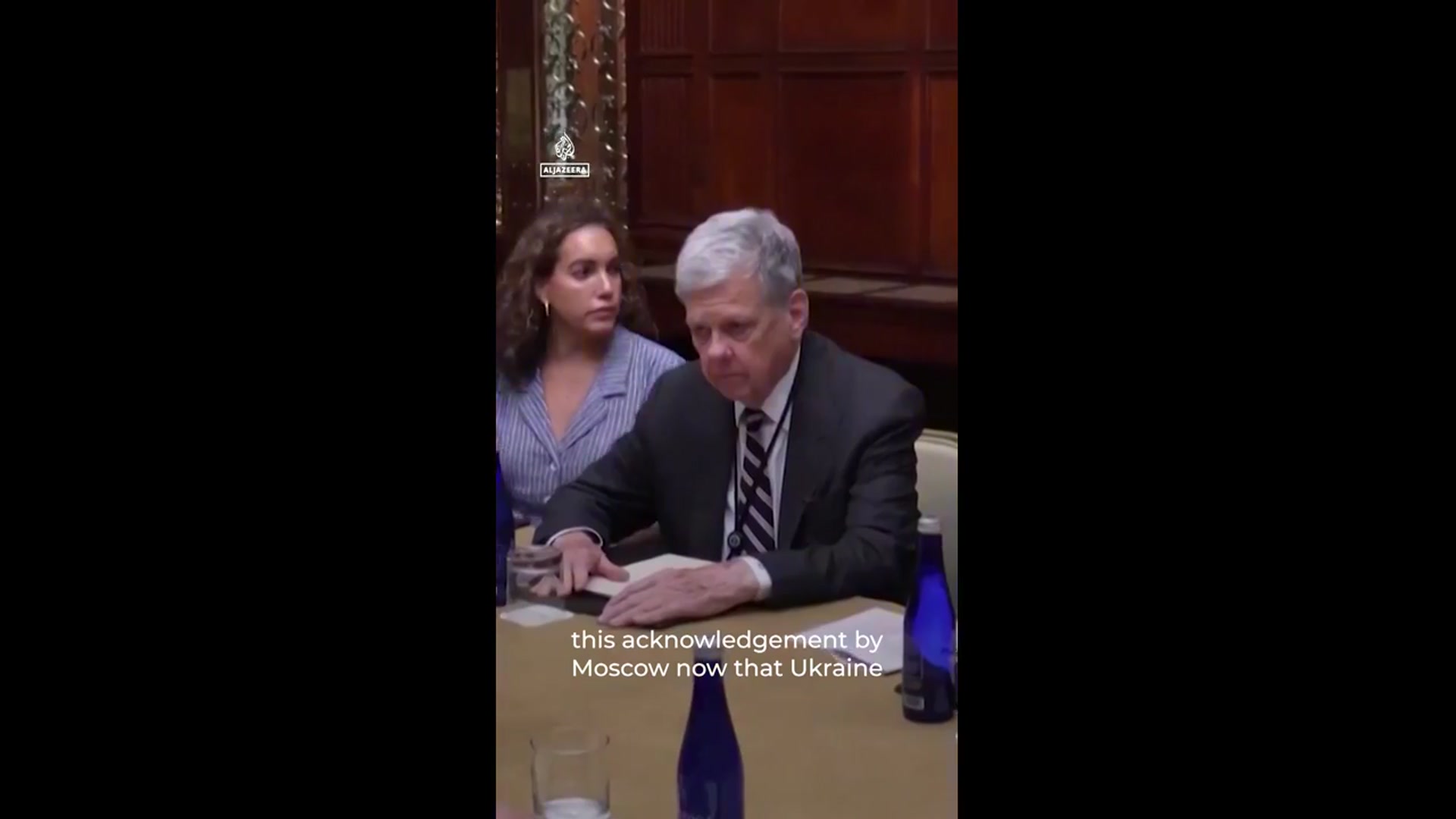 'Video thumbnail for How are Russians and Ukrainians reacting to the peace talks?'