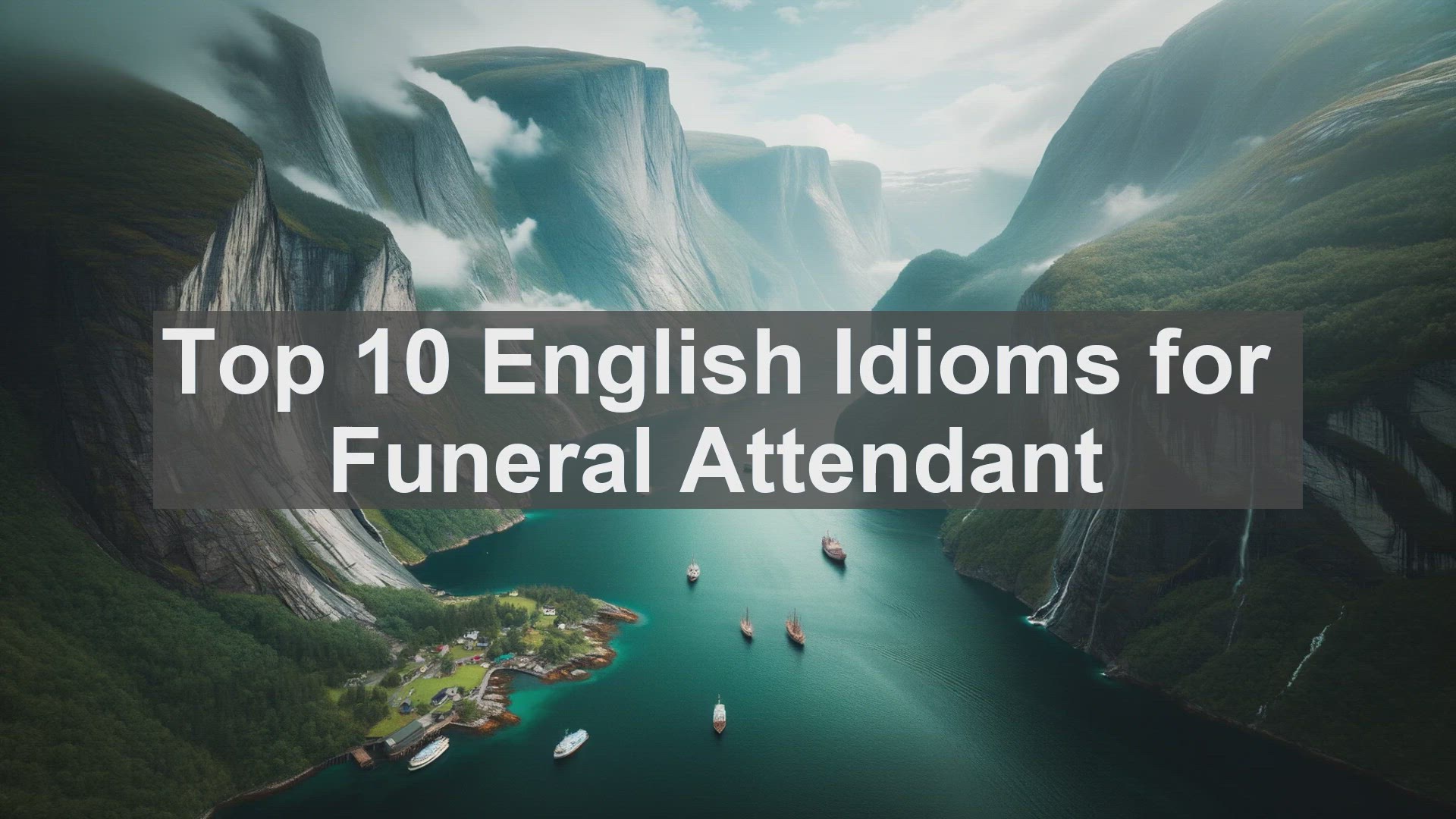'Video thumbnail for Top 10 English Idioms for Funeral Attendant'