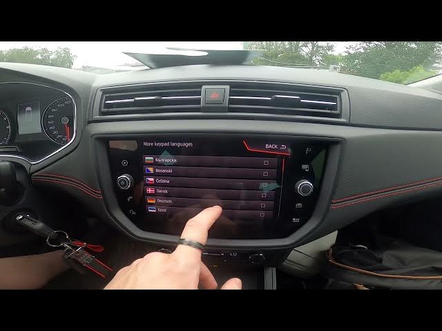 Video thumbnail for How to Add Languages to Keypad in Seat Ibiza V ( 2017 - now ) - Set More Keypad Languages