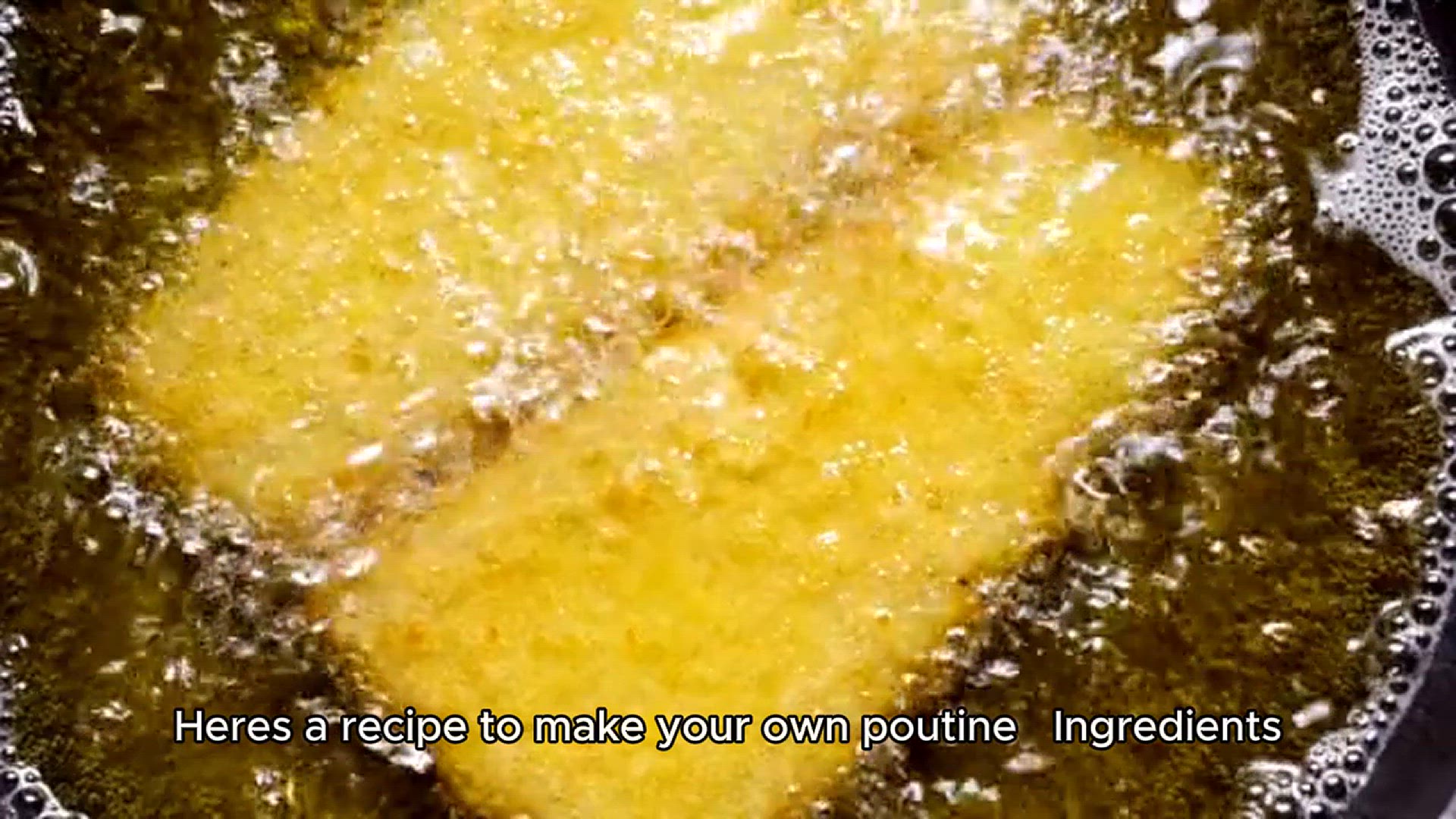 Video thumbnail for Poutine recipe