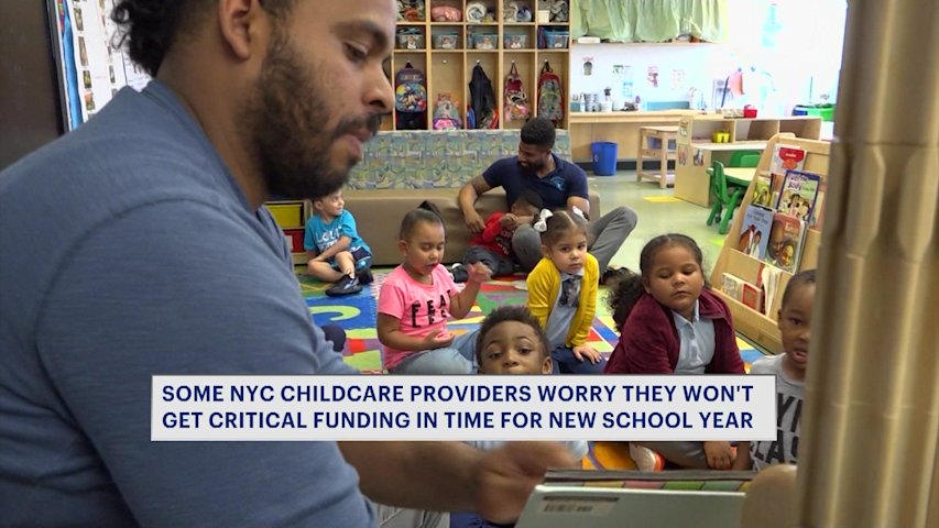 Video thumbnail for City childcare providers warn funding delays could keep classrooms from opening on time