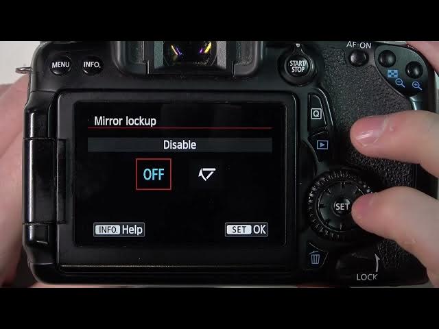 Video thumbnail for How To Enable & Disable Mirror Lockup On Canon 70D Camera