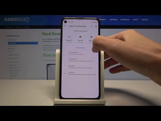 Video thumbnail for How to Reset App Preferences in GOOGLE Pixel 4A – Restore App Defaults