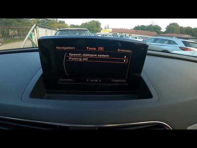 Video thumbnail for How to Manage Parking Aid in Audi Q3 I ( 2011 – 2018 ) | Manage Parking Assistant