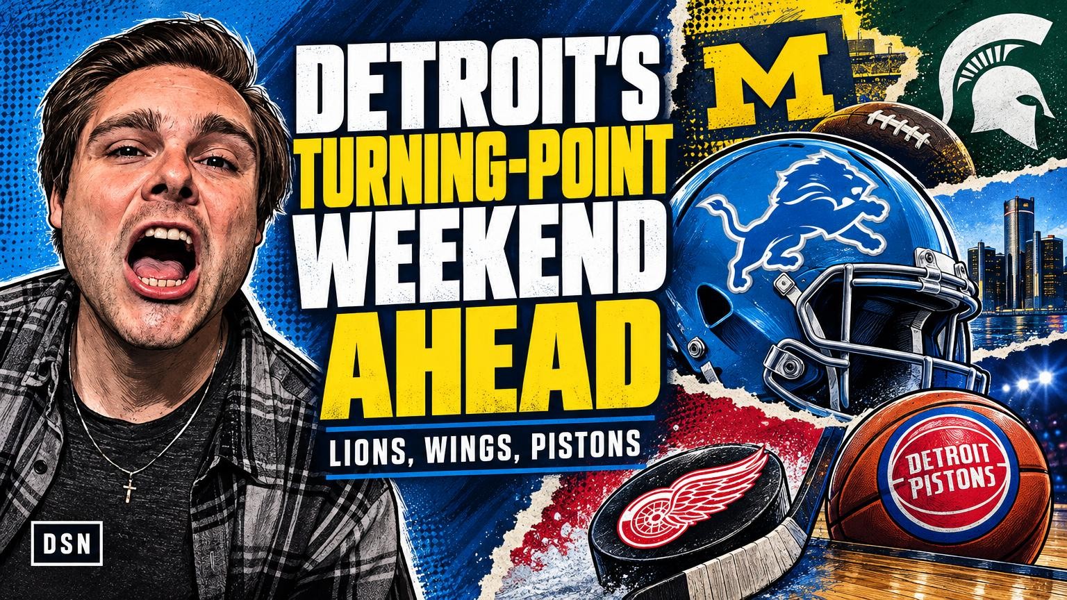 Video thumbnail for Lions bye-week boost, Goff MVP pushback, and Michigan’s quarterback dilemma