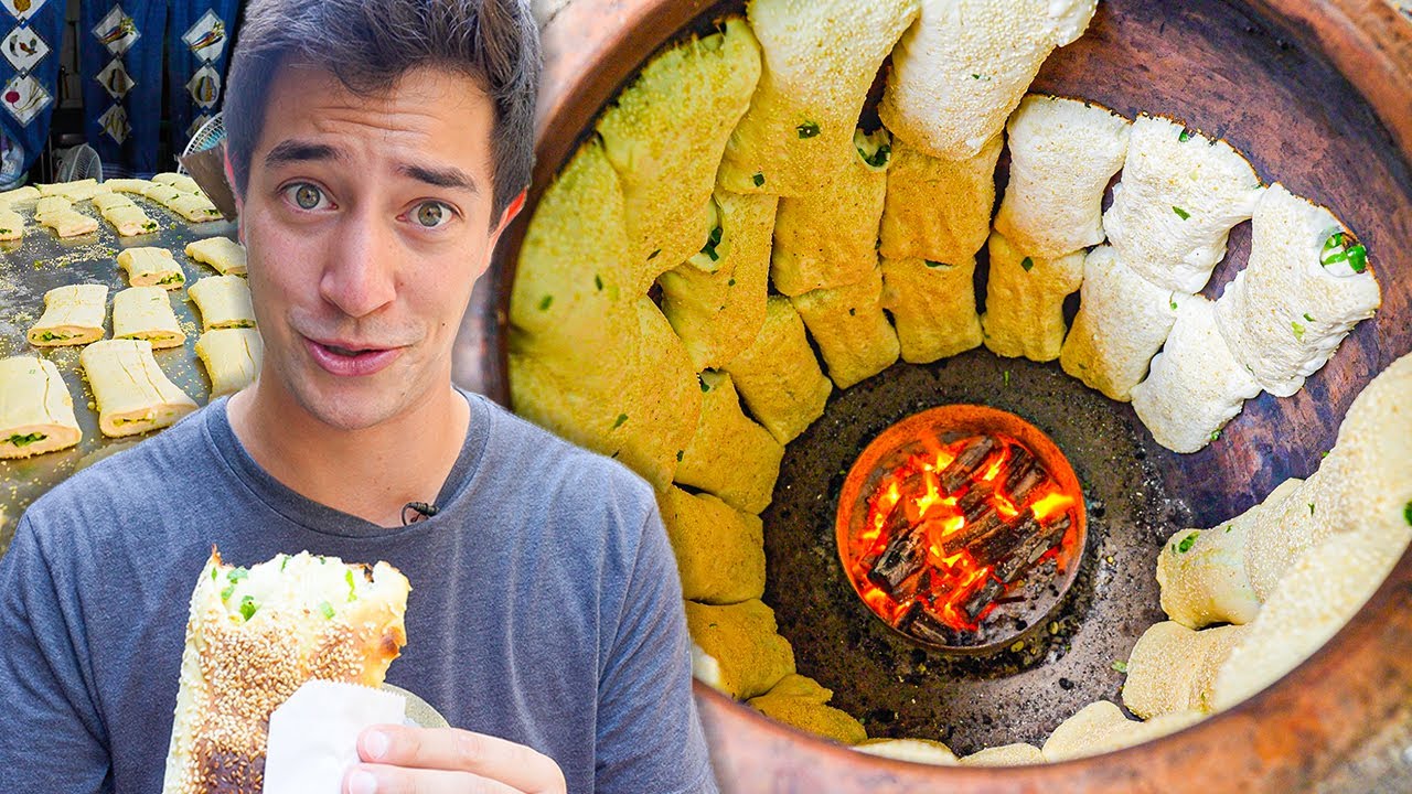 Video thumbnail for Taiwanese STREET FOODS in Taipei!! FIRE BARREL BUNS * Day & Night Food in Taiwan *