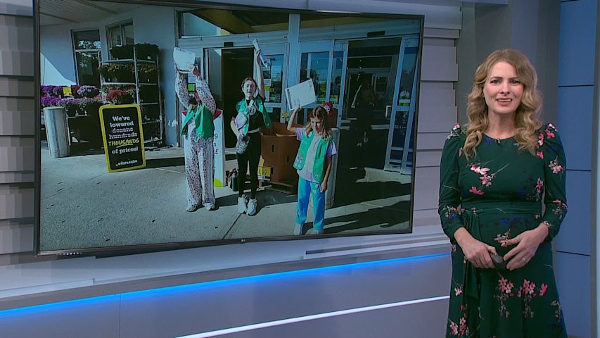 Video thumbnail for Girl Scout troop, firefighters team up for Farmingdale food drive