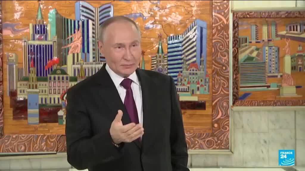 Video thumbnail for If Europe wants war with Russia, 'we are ready': Putin