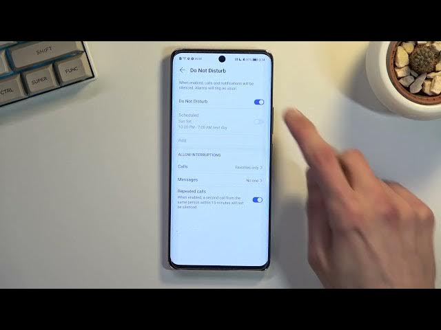 Video thumbnail for How to Enable Do Not Disturb Mode on Honor 50 – DND Mode