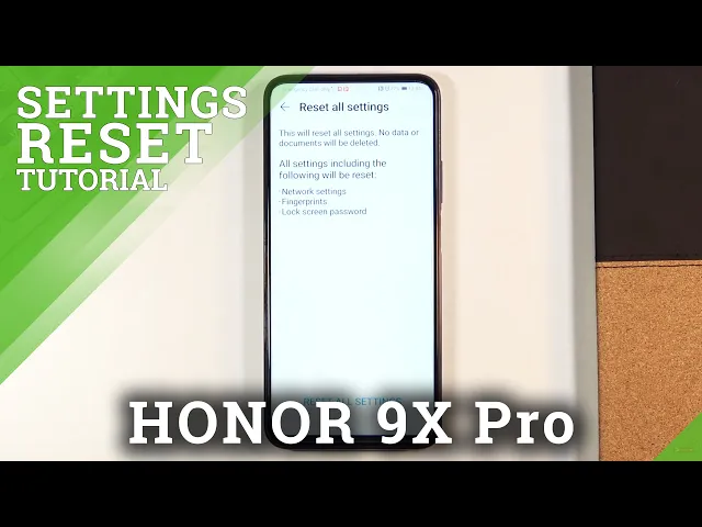 Video thumbnail for How to Reset Settings in HUAWEI Honor 9x Pro – Restore Setting Defaults