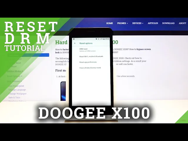 Video thumbnail for How to Reset DRM in DOOGEE X100 – Restore Digital Rights Management