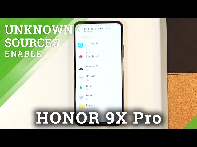 Video thumbnail for How to Install Apps from Unknown Sources in HUAWEI Honor 9x Pro – Allow App Installation