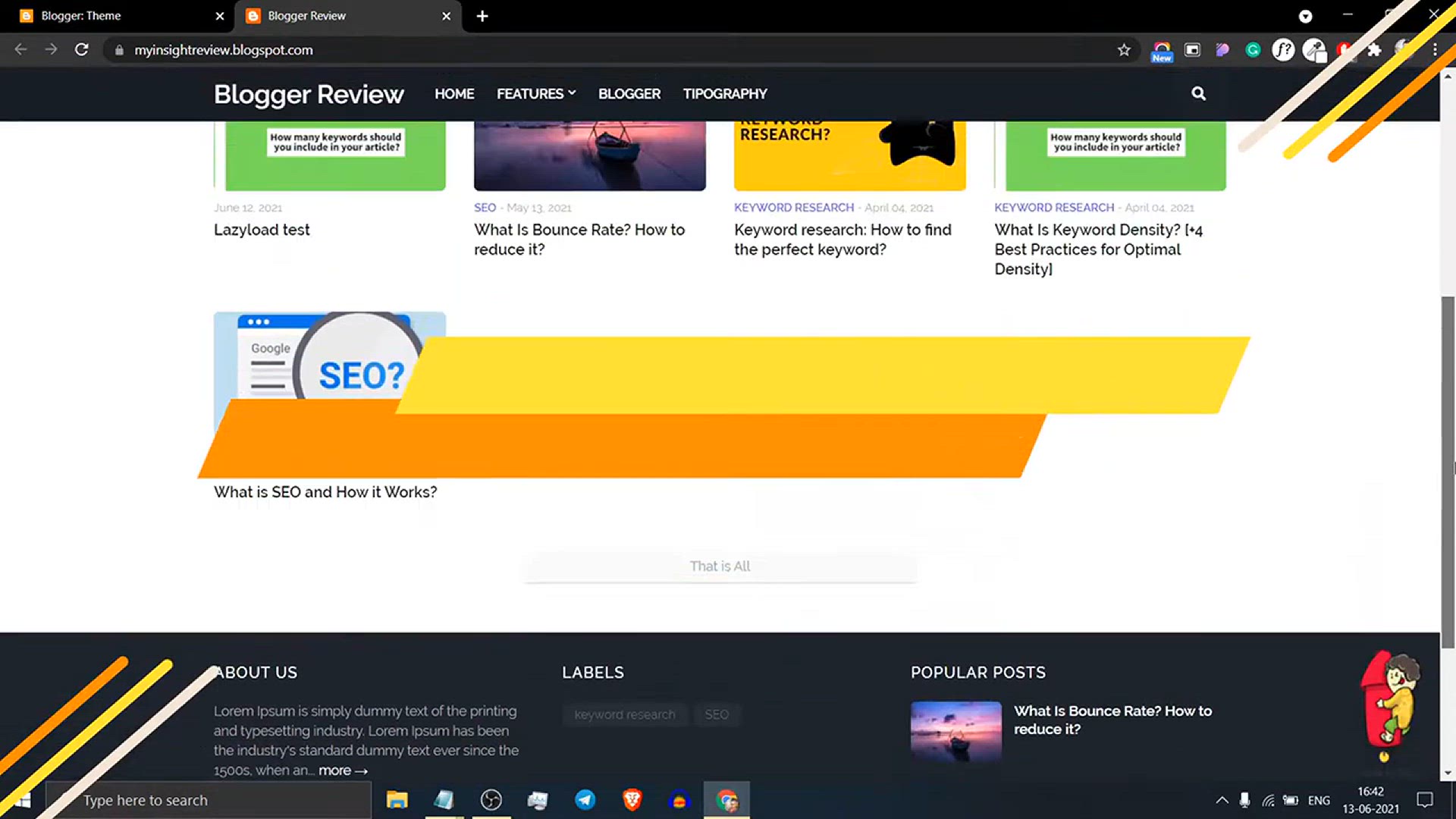 'Video thumbnail for How to Add a Preload Animation in Blogger website _ Preloading Effect'