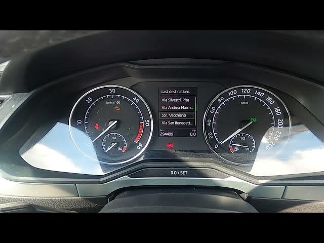 Video thumbnail for How to Enter Navigation on Speedometer Display in Skoda Superb III ( 2015 – Now )