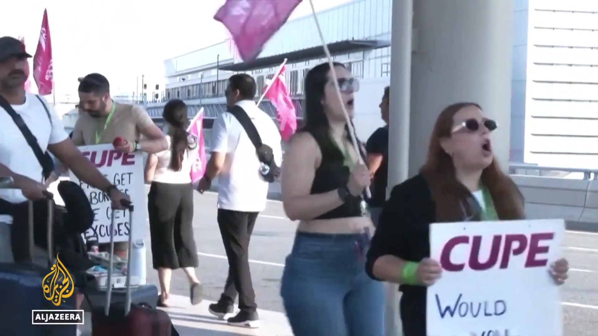 'Video thumbnail for Air Canada strike grounds flights, government imposes binding arbitration to end dispute'