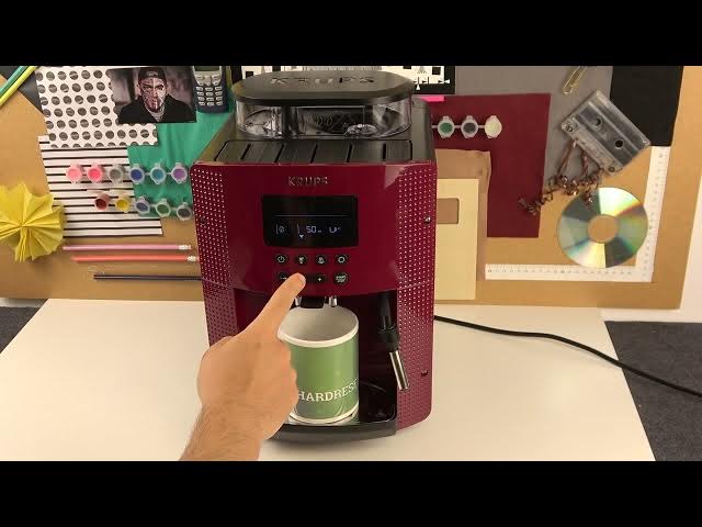 Video thumbnail for How to Adjust Coffee Strenght on KRUPS EA Roma 815 - Change Coffee Power on Krups Coffee Machine