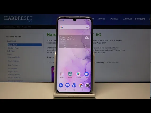 Video thumbnail for How to Find IMEI & SN in ZTE Axon 11 5G - Check ZTE Identification Numbers