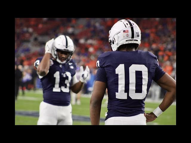 Video thumbnail for Penn State's Nicholas Singleton: NFL Draft Decision on Hold