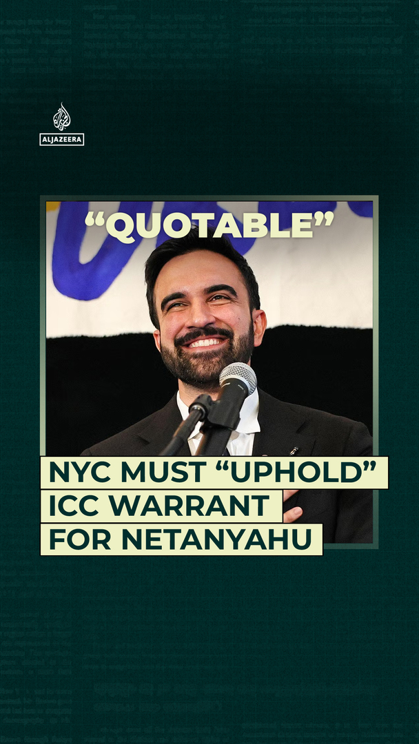 'Video thumbnail for NYC must “uphold” ICC warrant for Netanyahu'