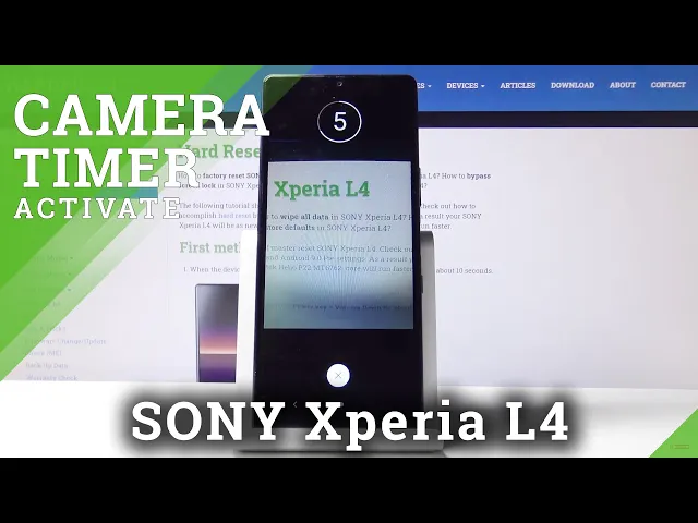 Video thumbnail for How to Set Camera Timer in SONY Xperia L4 – Camera Countdown