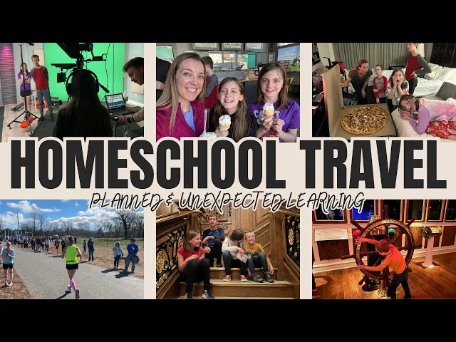 Video thumbnail for HOMESCHOOL TRAVEL VLOG || COME WITH US!🧳World Watch News, Art Museum, Marathon + MORE