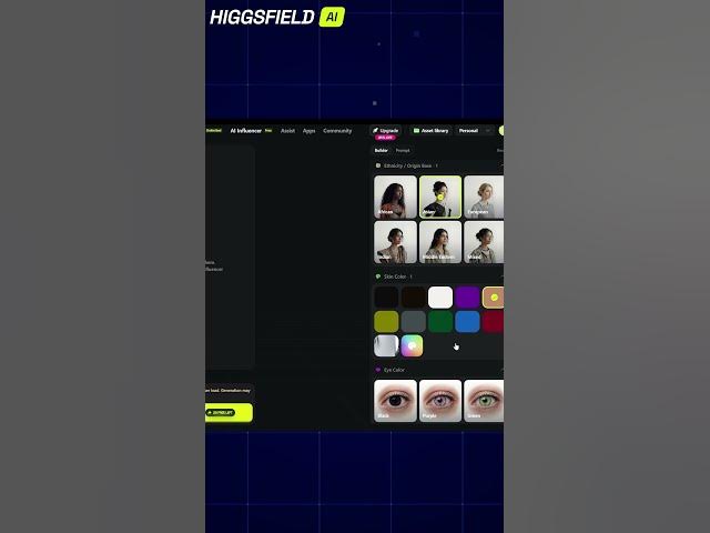 Video thumbnail for Made in AI Influencer Studio in @higgsfield.ai