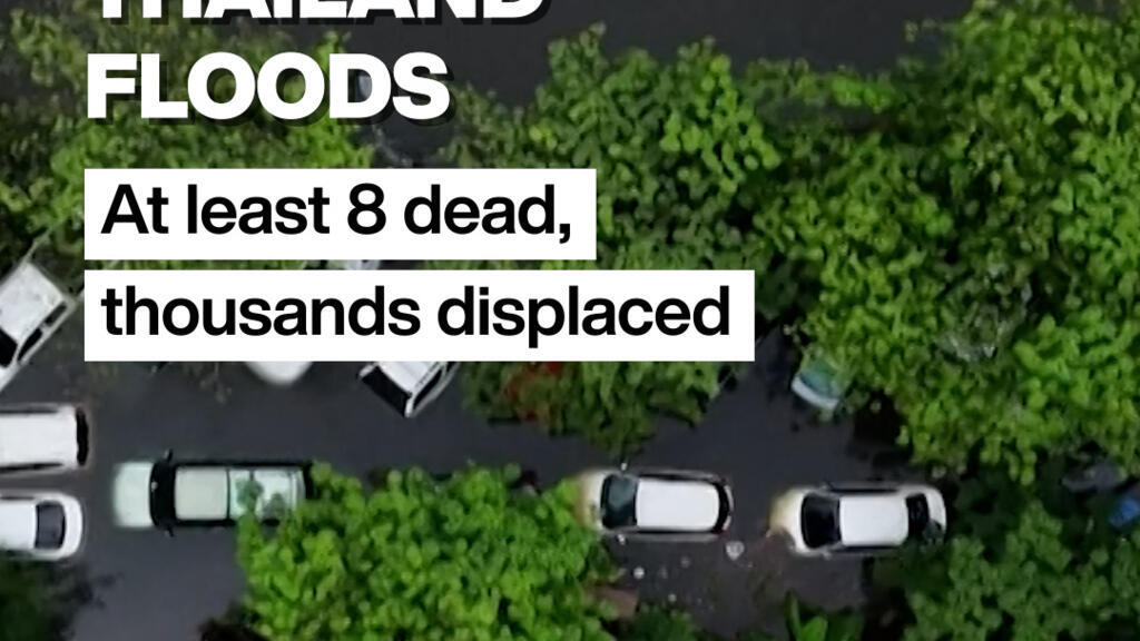 Video thumbnail for Thailand floods: At least 8 die, thousands move to shelters