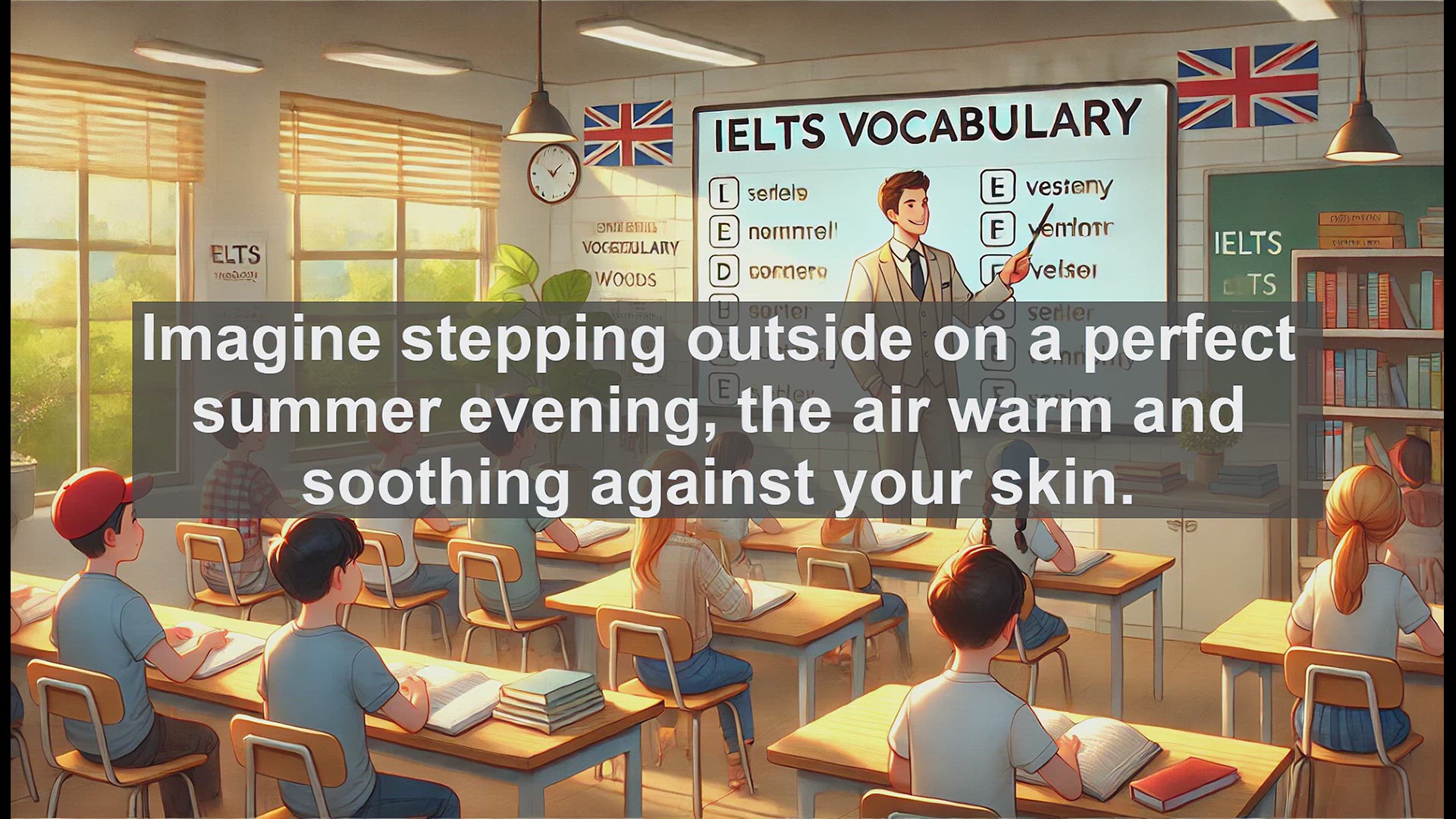 'Video thumbnail for 2000 Must Know IELTS 9.0 Vocabulary - Balmy: A Perfect Word for Pleasant Weather'