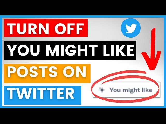 Video thumbnail for How To Turn Off You Might Like Posts On Twitter? [in 2025]