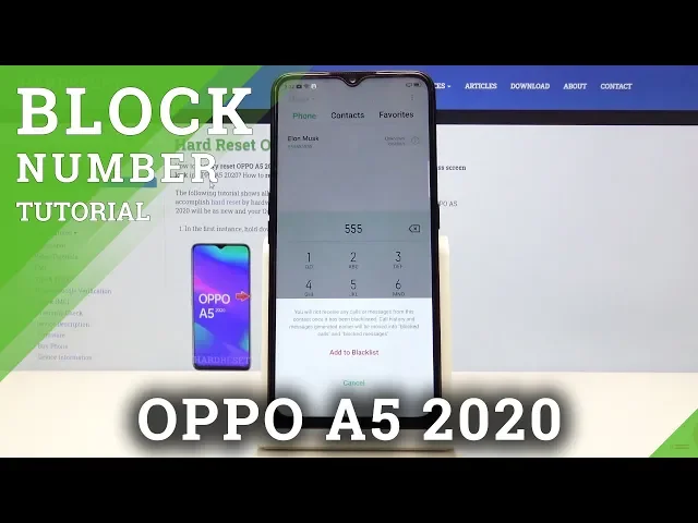 Video thumbnail for How to Block Number in OPPO A5 2020 - Create Blocklist