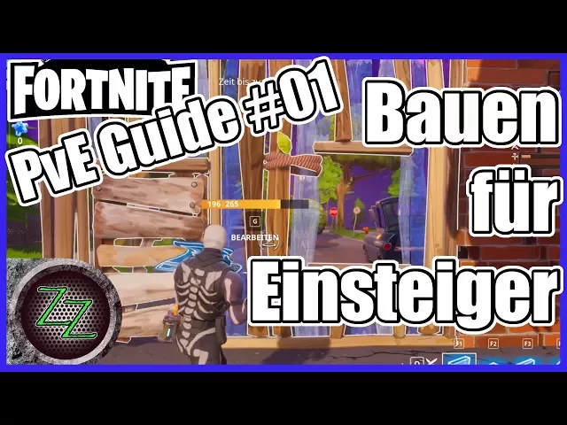 'Video thumbnail for Fortnite Rette die Welt PvE Guide #01 Baututorial für Einsteiger ⚒(Tipps und Tricks)[deutsch german]'