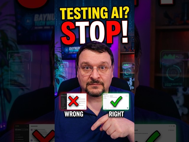 Video thumbnail for Stop Testing AI Models the Wrong Way #OpenWebUI #Shorts